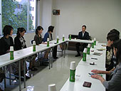 旅行新聞新社関西支社 塩野支社次長と・・ 旅行新聞新社関西支社 塩野支社次長と・・